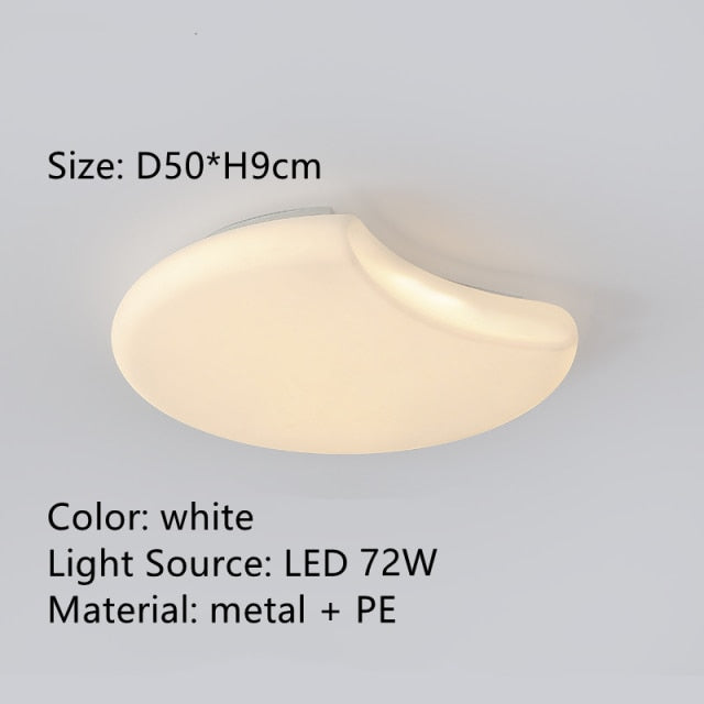 Plafonnier moderne LED avec des formes arrondies Yedra - vue 4 sur 5