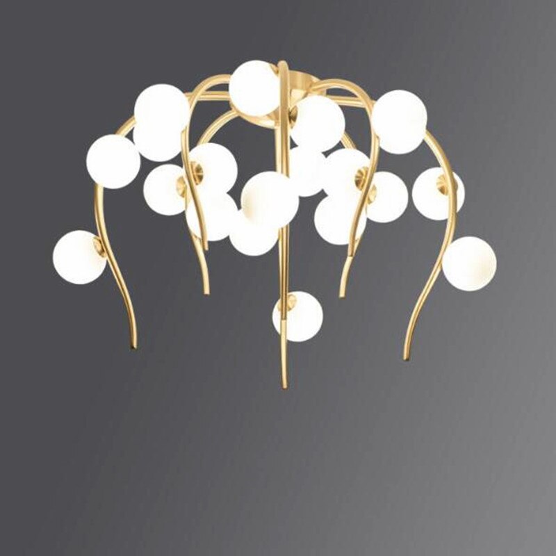 Lustre moderne en forme d'octopus avec globes Nayla - vue 5 sur 15