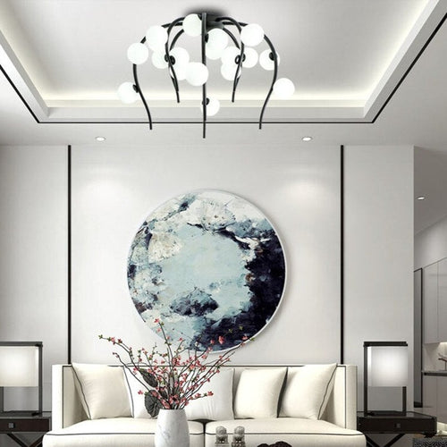Lustre moderne en forme d'octopus avec globes Nayla - vue 4 sur 15