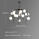 Lustre moderne en forme d'octopus avec globes Nayla