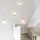 Applique murale design LED carré ou en L métallique Zia