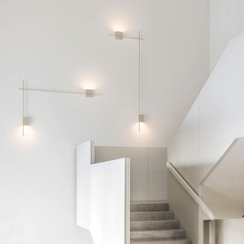 Applique murale design LED carré ou en L métallique Zia - vue 7 sur 13