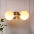 Applique murale LED avec deux boules en verre Delly