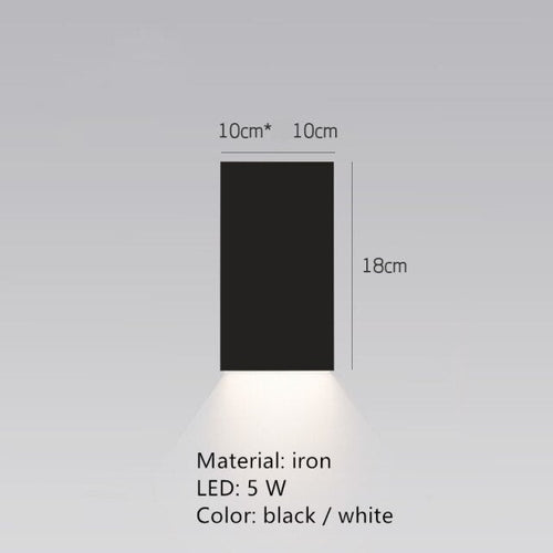 Applique murale design LED carré ou en L métallique Zia - vue 10 sur 13