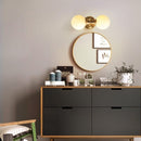 Applique murale LED avec deux boules en verre Delly