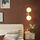 Applique murale LED avec deux boules en verre Delly