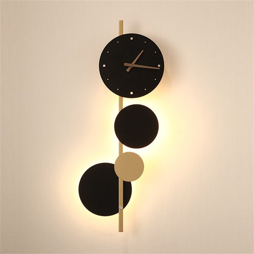 Applique murale LED moderne avec horloge Scony - vue 6 sur 7