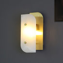 Applique murale moderne LED rectangulaire et marbrée Marena