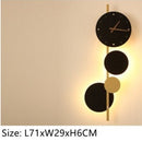 Applique murale LED moderne avec horloge Scony