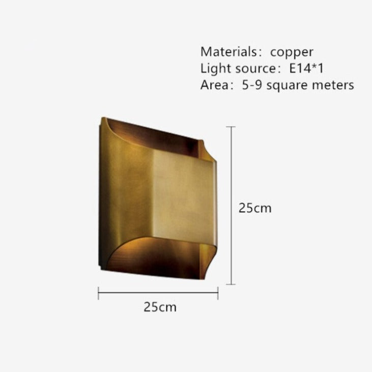 Applique murale moderne LED en forme de lingot d'or Xanat - vue 14 sur 17