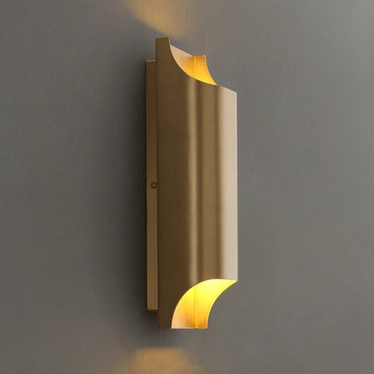Applique murale moderne LED en forme de lingot d'or Xanat - vue 12 sur 17