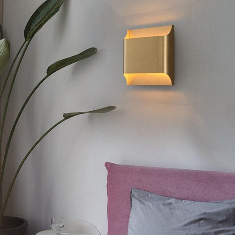 Applique murale moderne LED en forme de lingot d'or Xanat - vue 9 sur 17