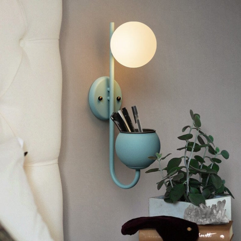 Applique murale moderne LED avec pot de plantes Xenia - vue 3 sur 14
