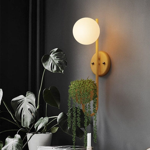 Applique murale moderne LED avec pot de plantes Xenia - vue 10 sur 14