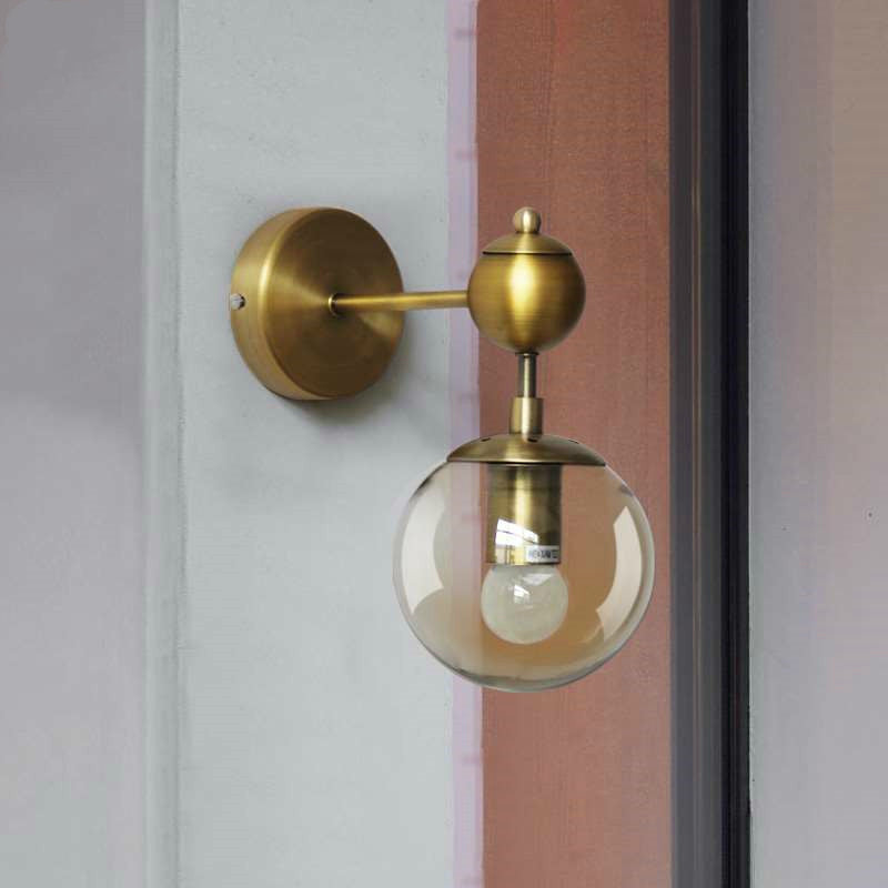Applique murale moderne en verre fumé Shonda - vue 4 sur 8