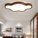 Plafonnier scandinave LED avec formes originales en bois Amade