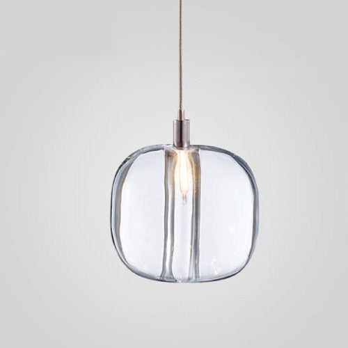 Suspension moderne LED forme de glaçon en cristal coloré Lua - vue 9 sur 10