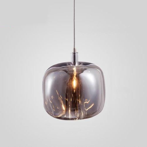 Suspension moderne LED forme de glaçon en cristal coloré Lua - vue 8 sur 10