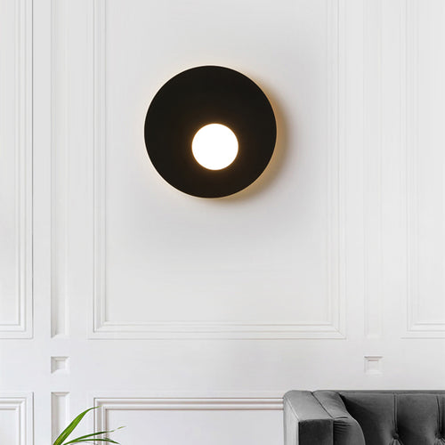 Applique murale design LED en métal rond Levy - vue 4 sur 8