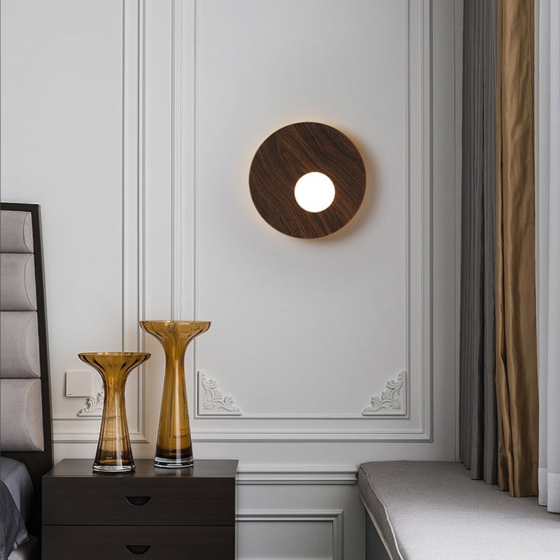 Applique murale design LED en métal rond Levy - vue 5 sur 8