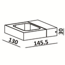 Applique murale design LED rotative en métal Havery