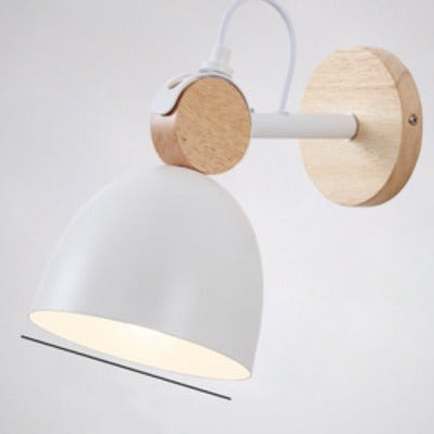 Applique murale moderne avec support en bois nordic Lyra - vue 6 sur 9