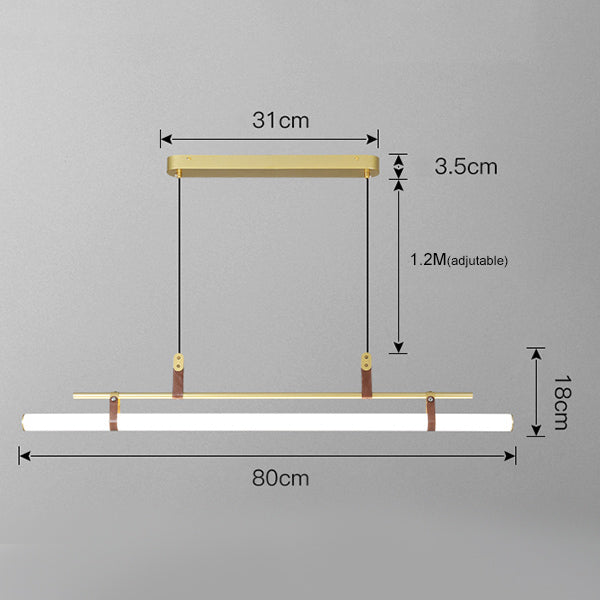 Suspension moderne minimaliste LED Cassy - vue 8 sur 9