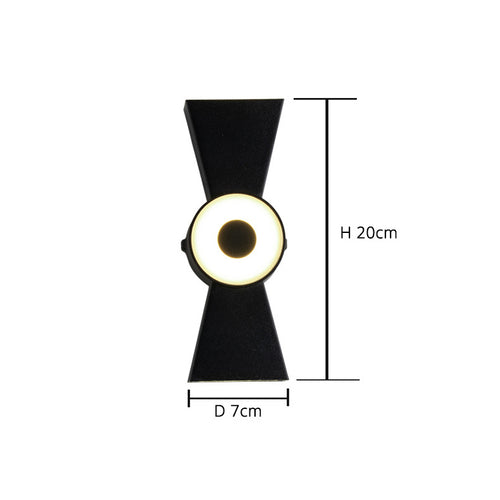 Applique murale design LED résistant à l'humidité Aliénor - vue 10 sur 17