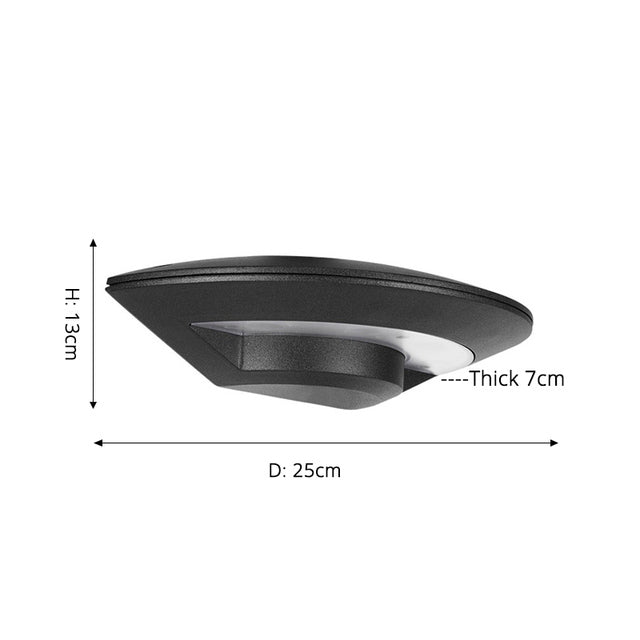 Applique murale design LED résistant à l'humidité Aliénor - vue 10 sur 17