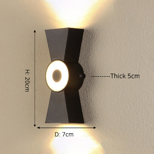 Applique murale design LED résistant à l'humidité Aliénor - vue 15 sur 17