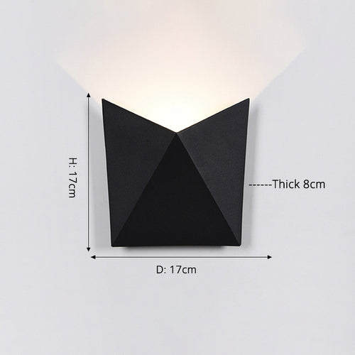 Applique murale design LED résistant à l'humidité Aliénor - vue 18 sur 17