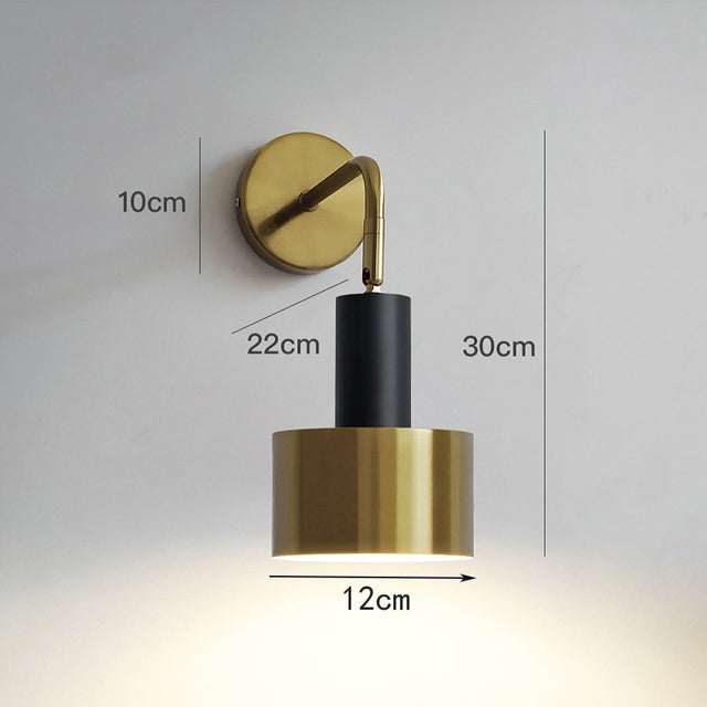 Applique murale industrielle LED en métal style spot Rhea - vue 7 sur 8