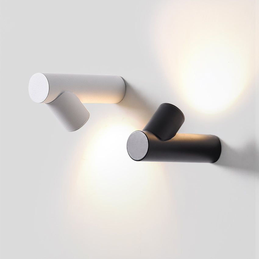 Applique murale design LED cylindrique en métal Zion - vue 6 sur 9