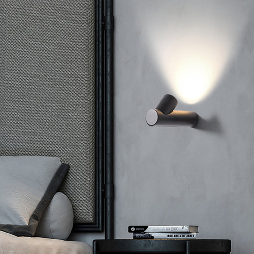 Applique murale design LED cylindrique en métal Zion - vue 4 sur 9