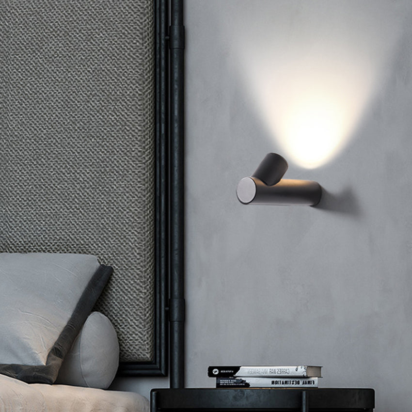 Applique murale design LED cylindrique en métal Zion - vue 3 sur 9