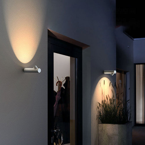 Applique murale design LED cylindrique en métal Zion - vue 6 sur 9