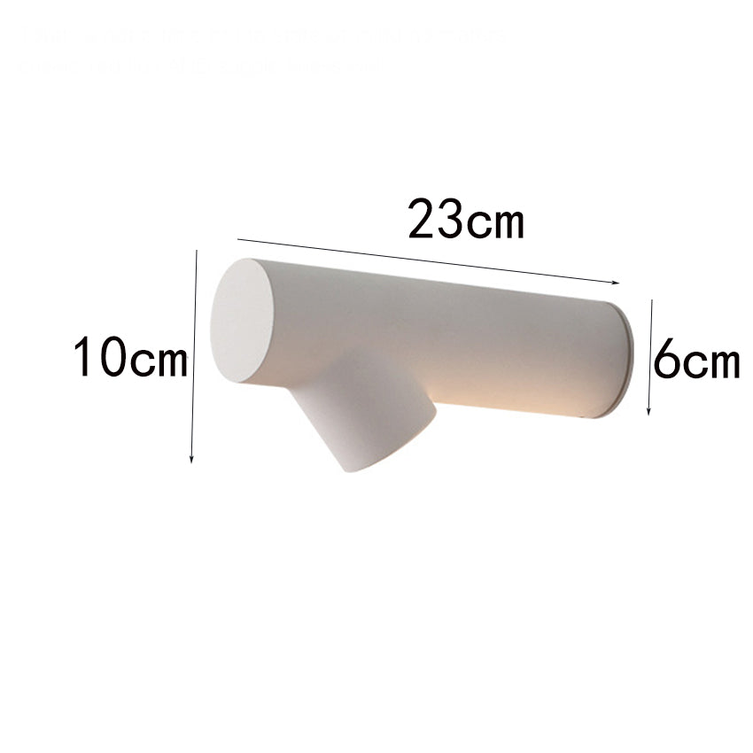 Applique murale design LED cylindrique en métal Zion - vue 8 sur 9