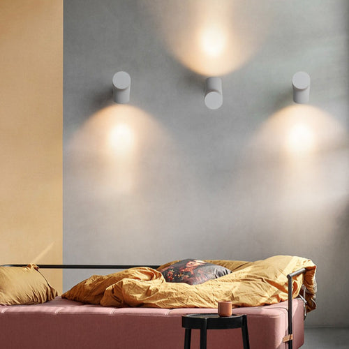 Applique murale design LED cylindrique en métal Zion - vue 5 sur 9