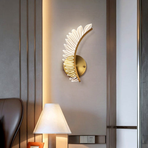 Applique murale moderne avec deux ailes lumineuses Kylian - vue 4 sur 10