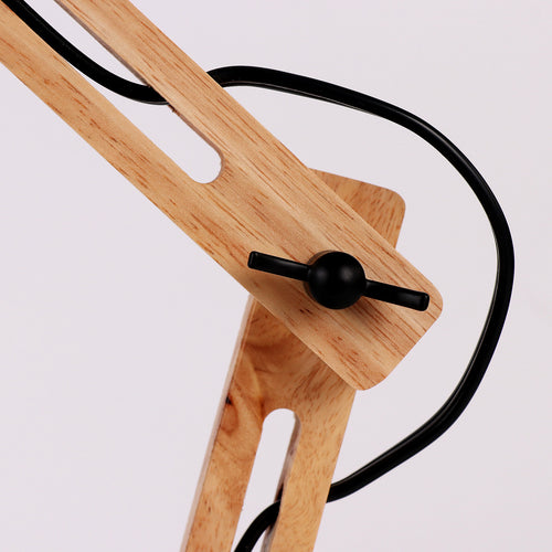 Lampe de bureau moderne en bois articulée Vaz - vue 8 sur 8