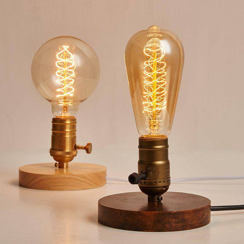 Lampe de chevet Vintage Edison Deco Coffee - vue 4 sur 6