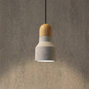 Suspension design en bois et ciment de plusieurs formes Studio