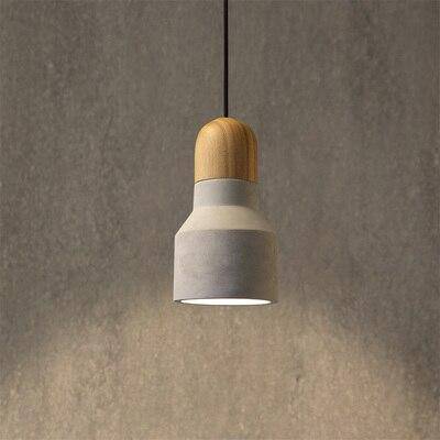 Suspension design en bois et ciment de plusieurs formes Studio - vue 4 sur 8