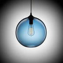 Suspension design en boule de verre (plusieurs couleurs)