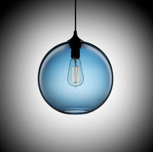 Suspension design en boule de verre (plusieurs couleurs) - vue 10 sur 9