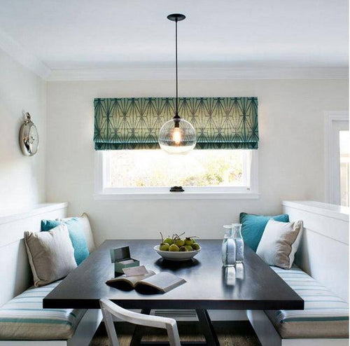 Suspension design en boule de verre (plusieurs couleurs) - vue 3 sur 9