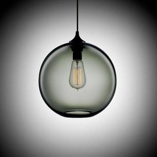 Suspension design en boule de verre (plusieurs couleurs) - vue 9 sur 9