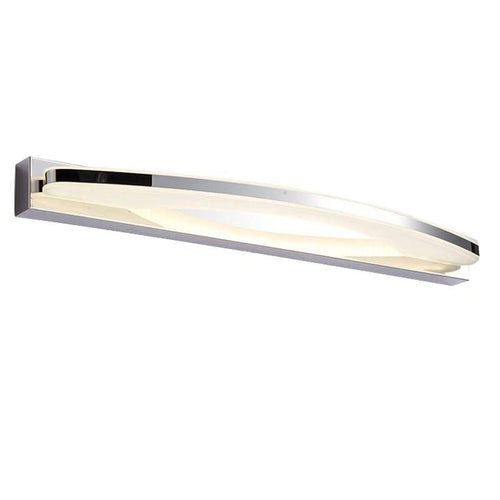 Applique murale LED pour miroir et salle de bain chromée et arrondie - vue 4 sur 4