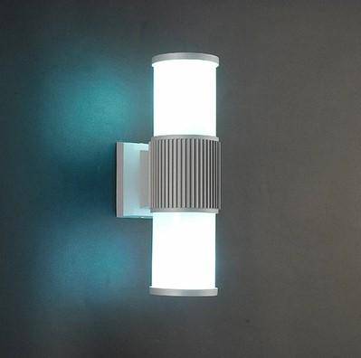 Applique extérieur LED cylindrique en aluminium - vue 2 sur 3