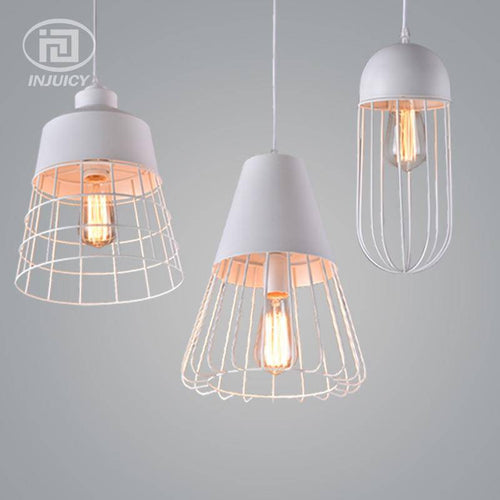 Suspension design cage colorée de plusieurs formes Loft - vue 6 sur 7